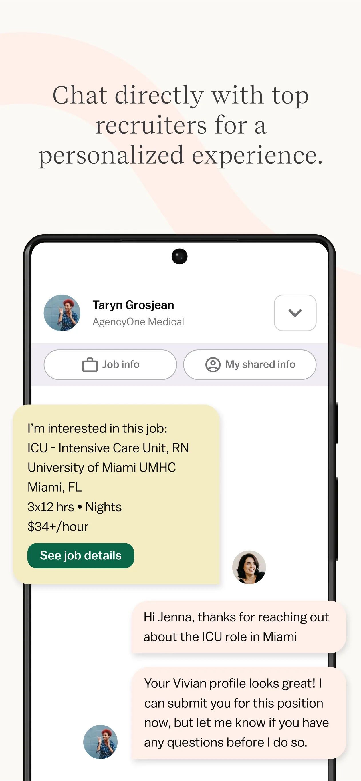 Vivian - Find Healthcare Jobs | Indus Appstore | Screenshot