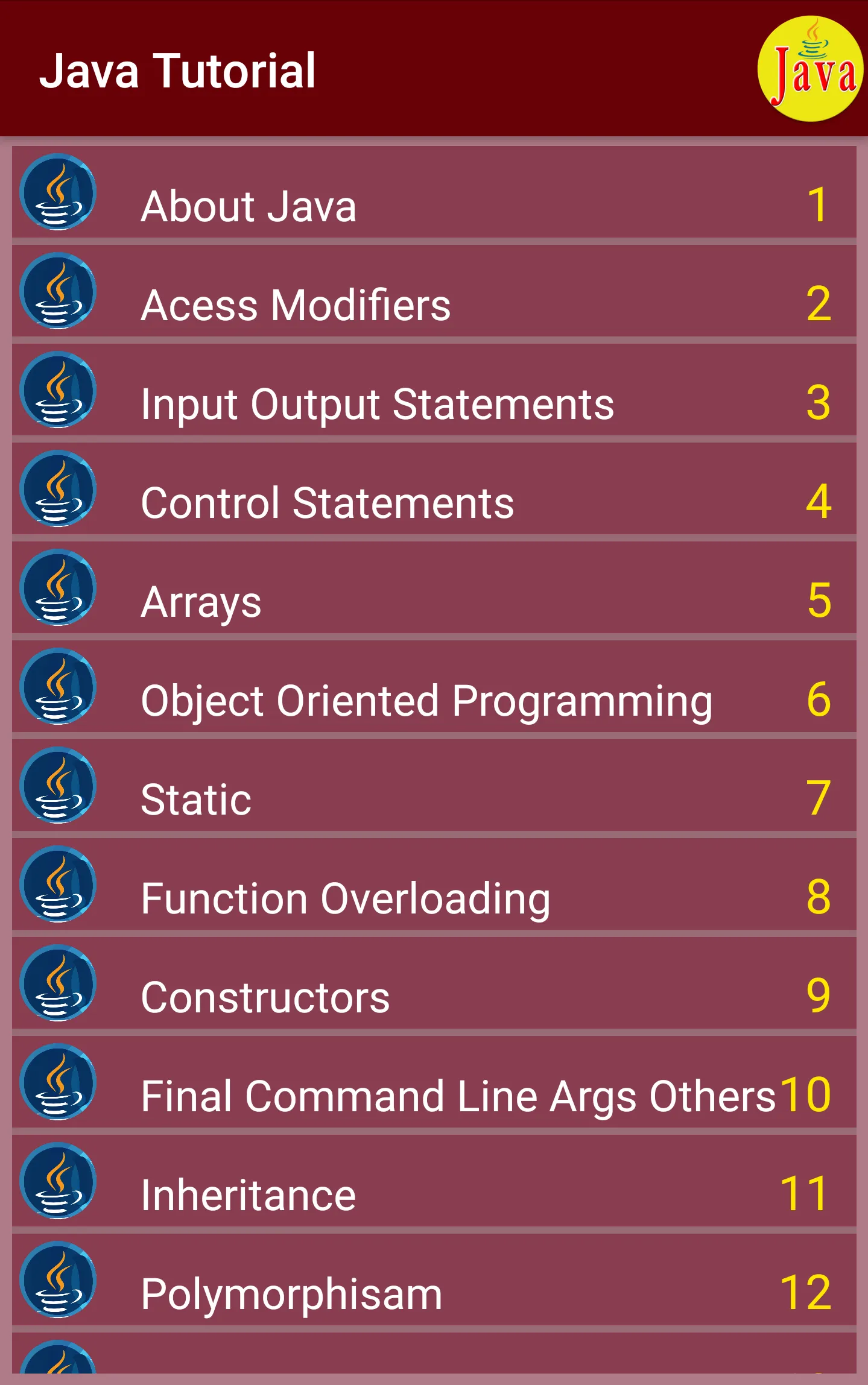 Java Core | Indus Appstore | Screenshot