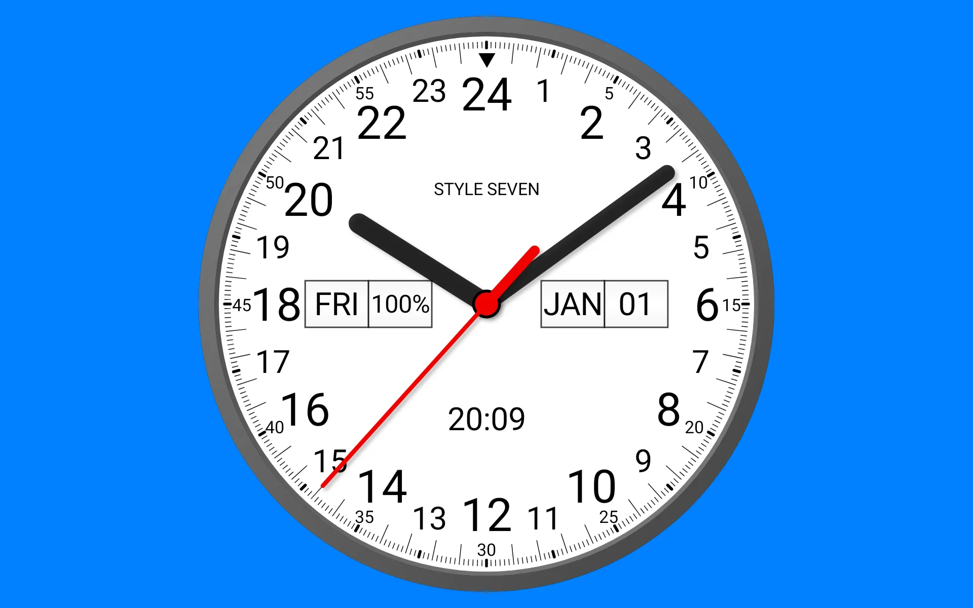 Analog Clock 24-7 | Indus Appstore | Screenshot