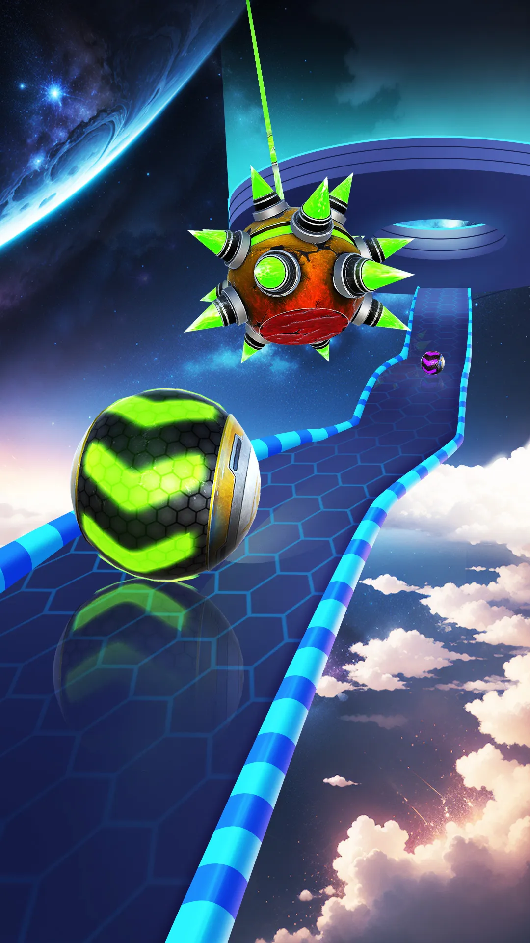 Space Rolling Balls Race | Indus Appstore | Screenshot