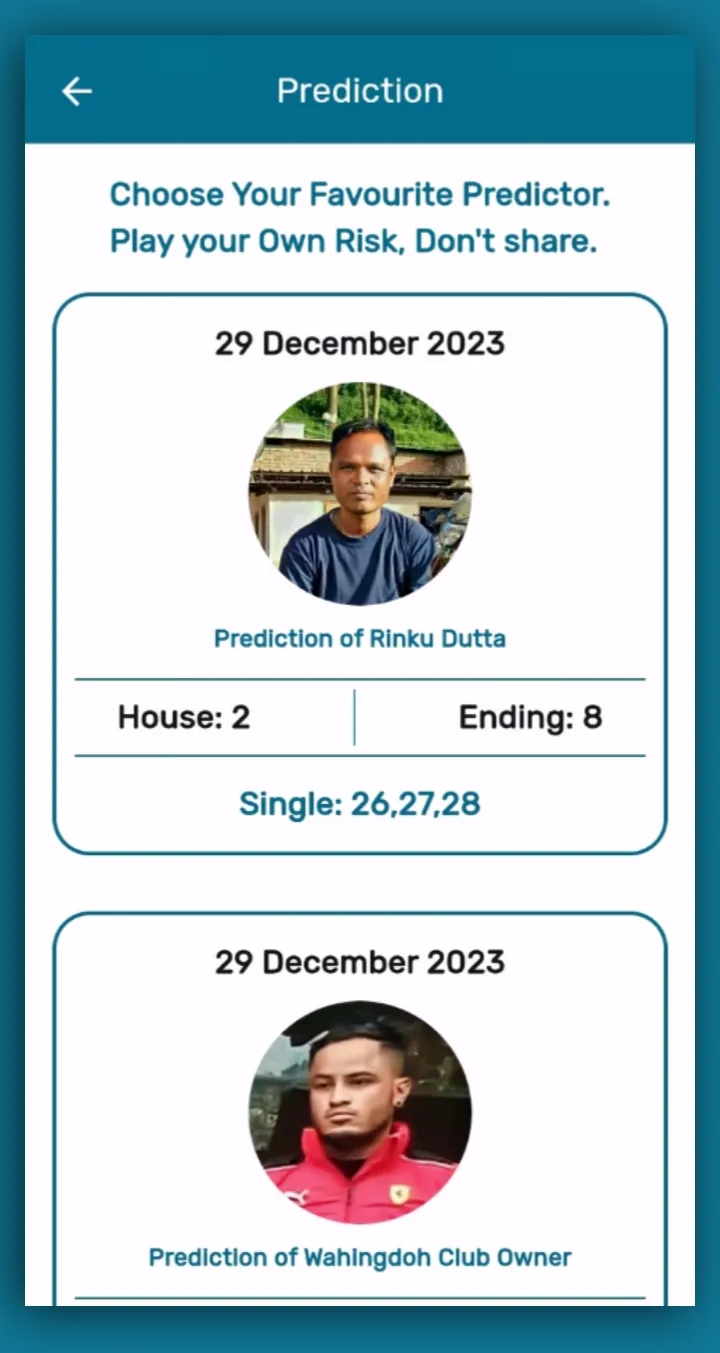 Shillong Teer Today | Indus Appstore | Screenshot