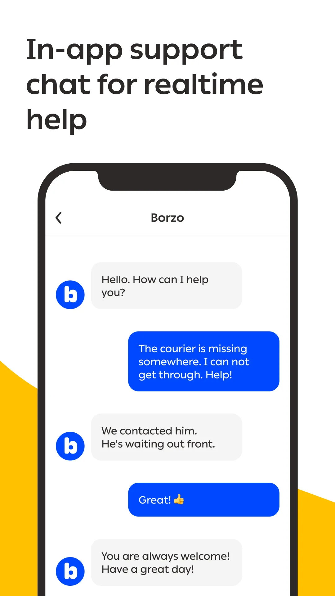 Borzo: Courier Delivery 24x7 | Indus Appstore | Screenshot