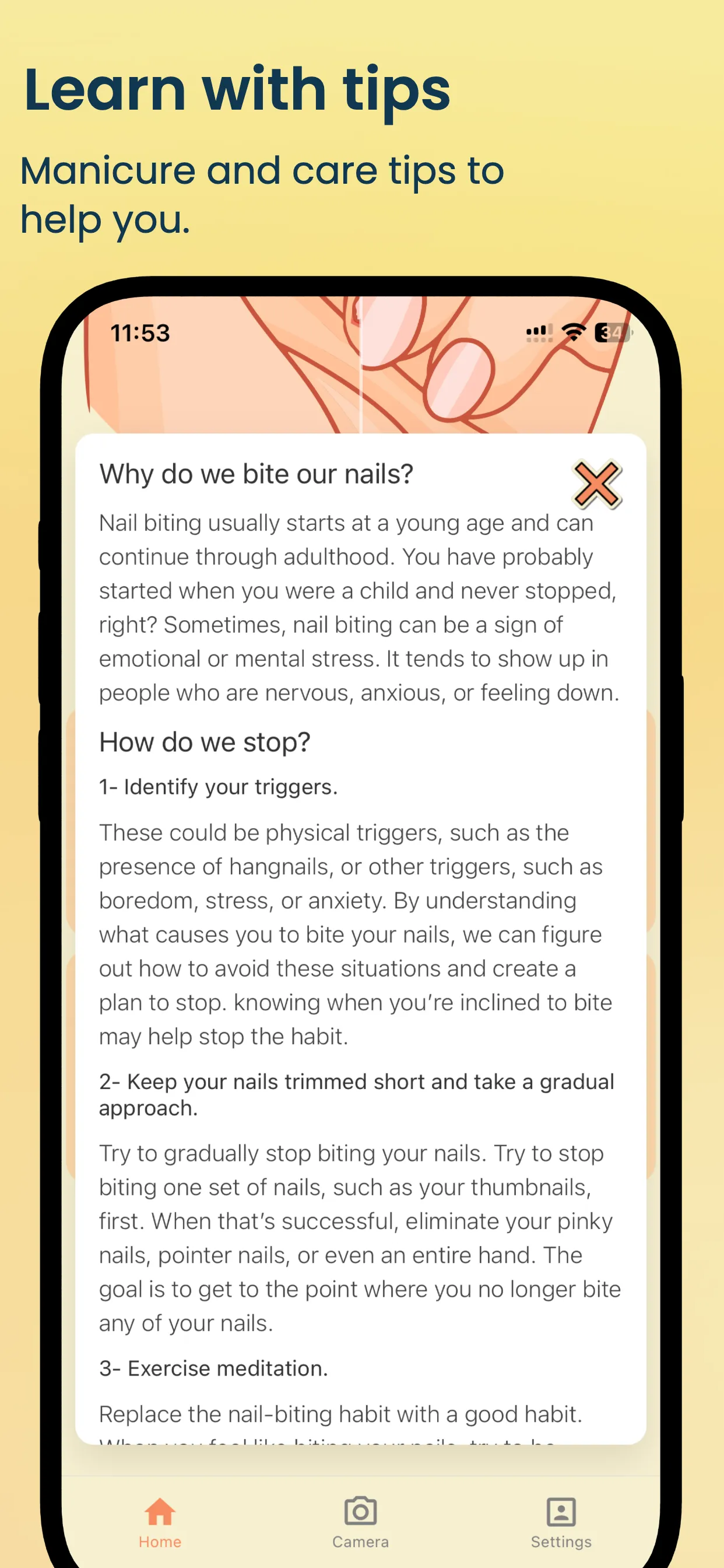 NailKeeper - Stop Biting Nails | Indus Appstore | Screenshot