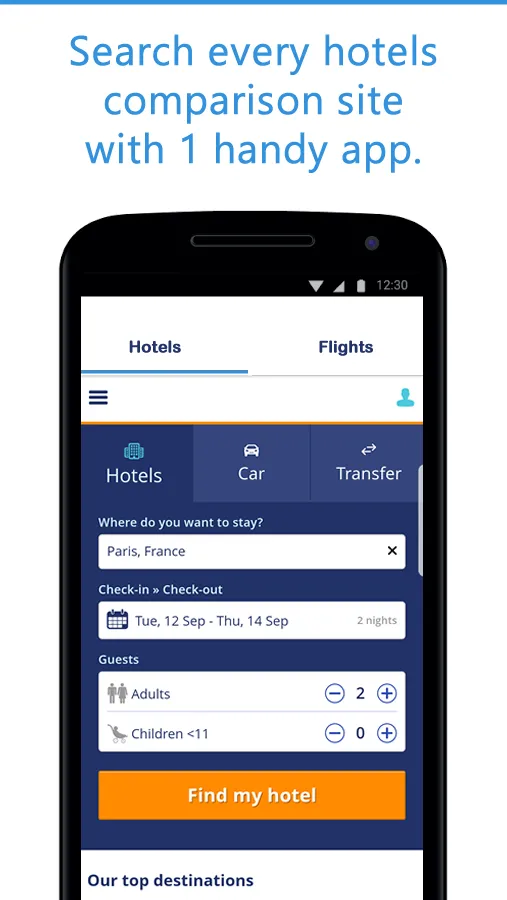 Flights & Hotels for Hipmunk | Indus Appstore | Screenshot