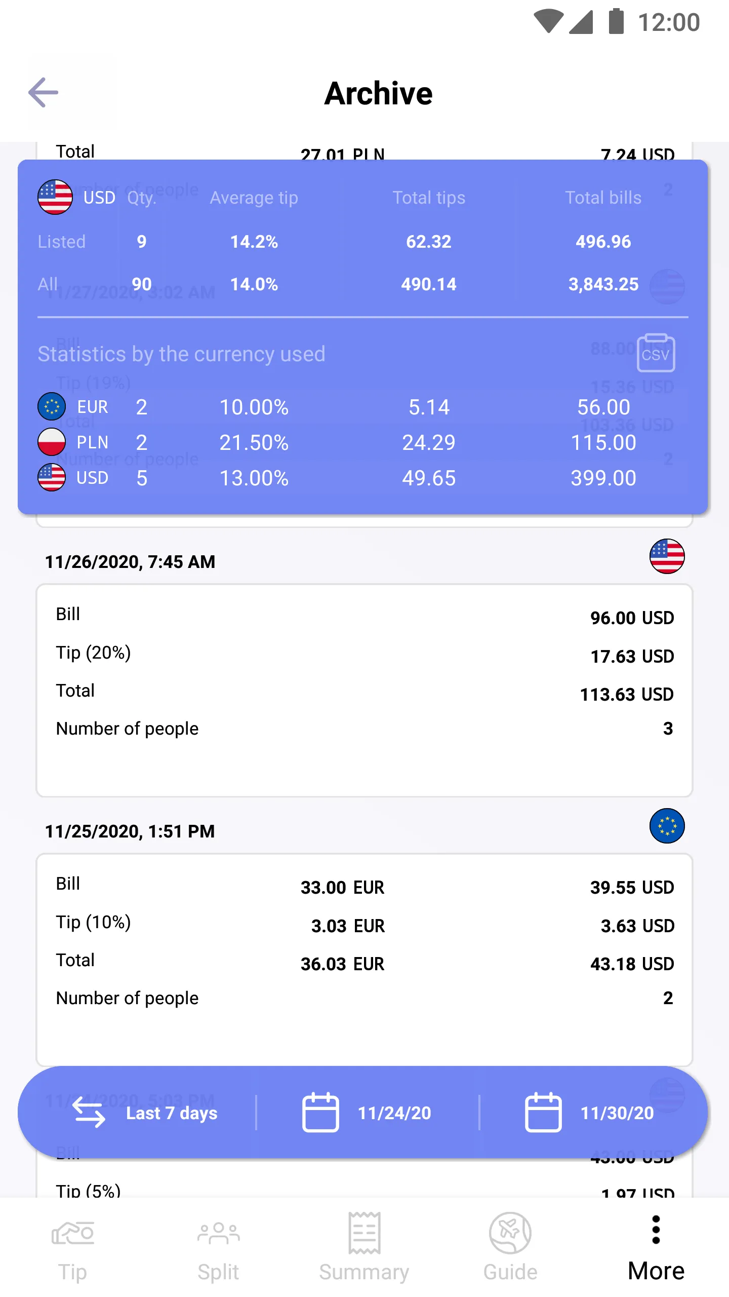 Ultimate Tip Calculator | Indus Appstore | Screenshot