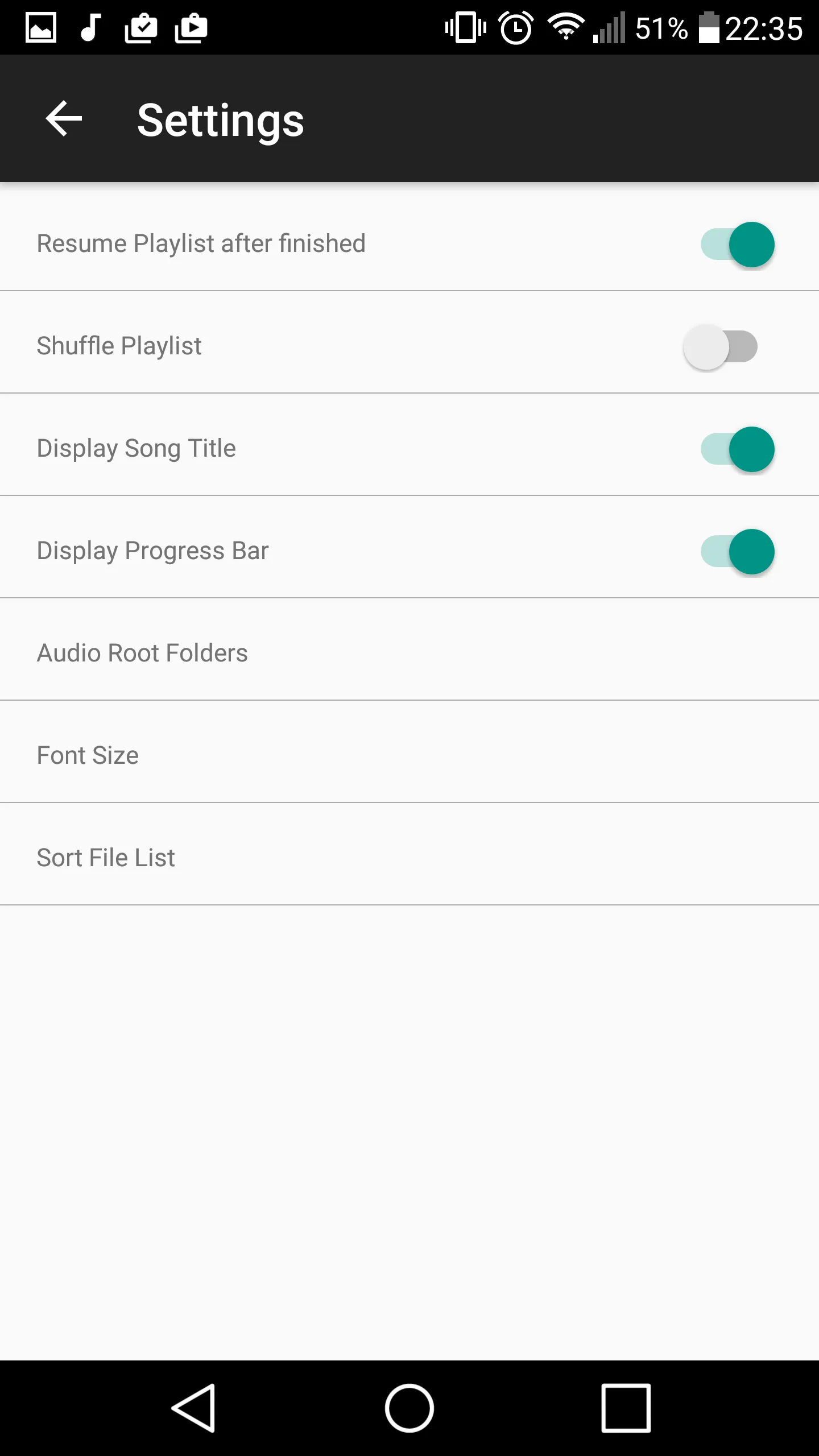 Music Folder Player | Indus Appstore | Screenshot