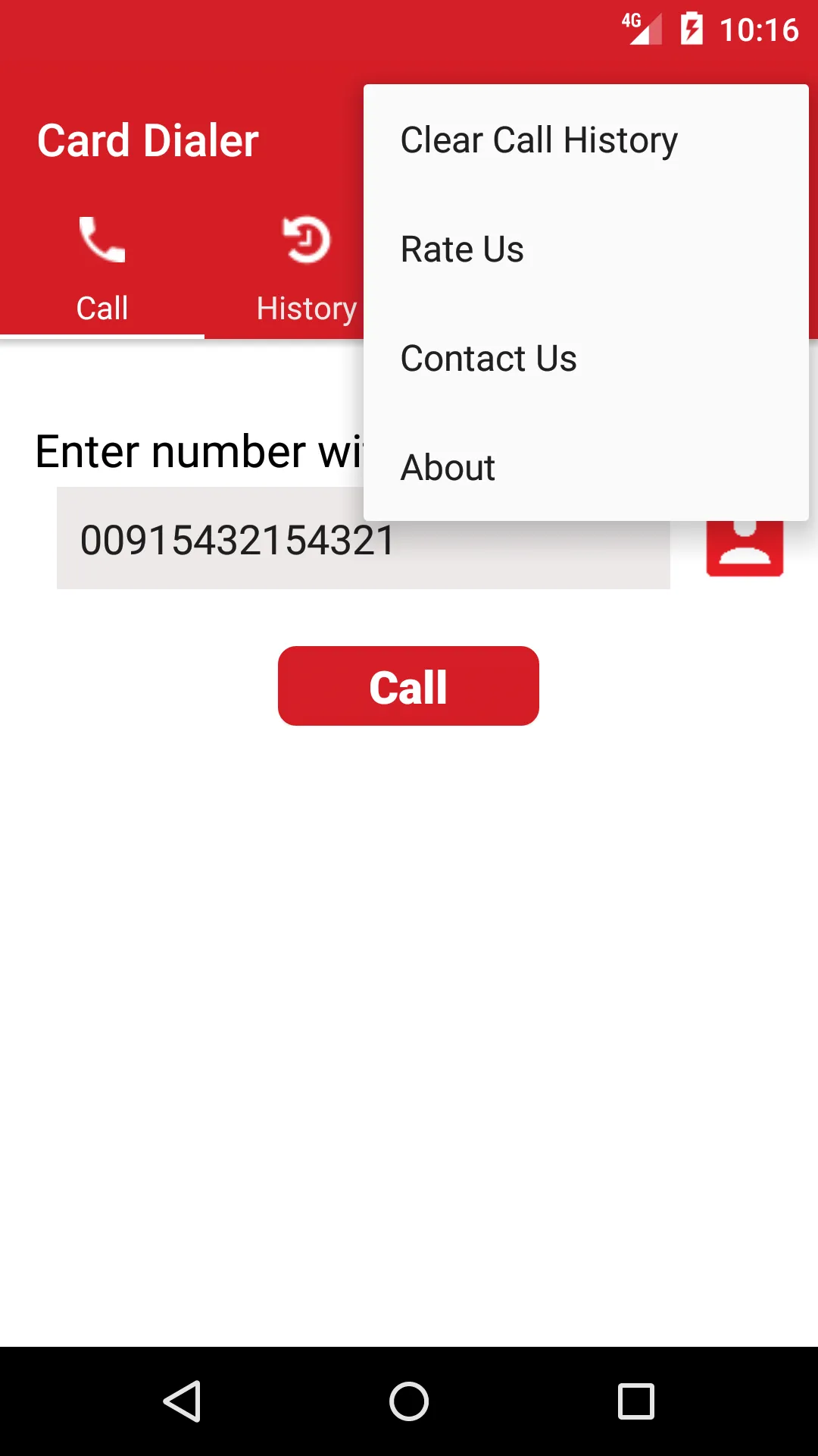 Card Dialer for Etisalat and D | Indus Appstore | Screenshot