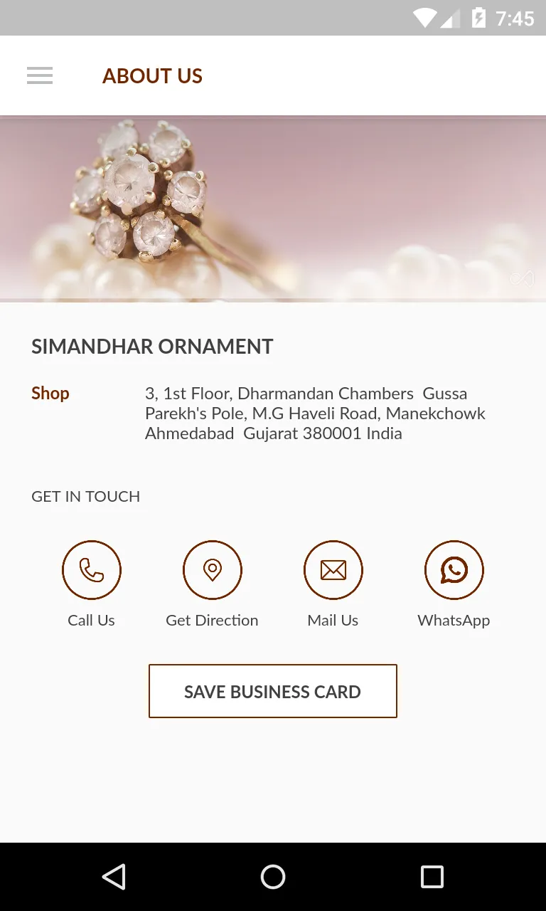 Simandhar Ornament - Gold CZ J | Indus Appstore | Screenshot