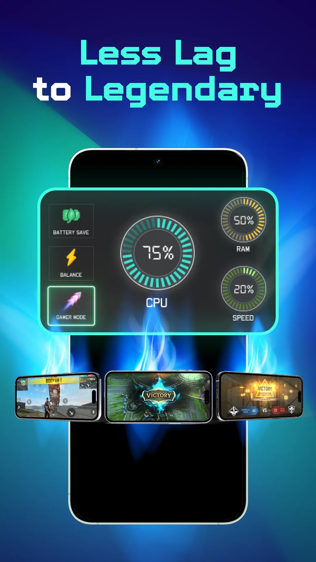 TurboSpeed: Game Mode FPS | Indus Appstore | Screenshot