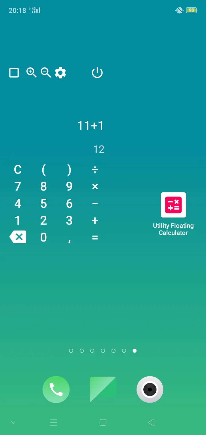 Utility Floating Calculator | Indus Appstore | Screenshot