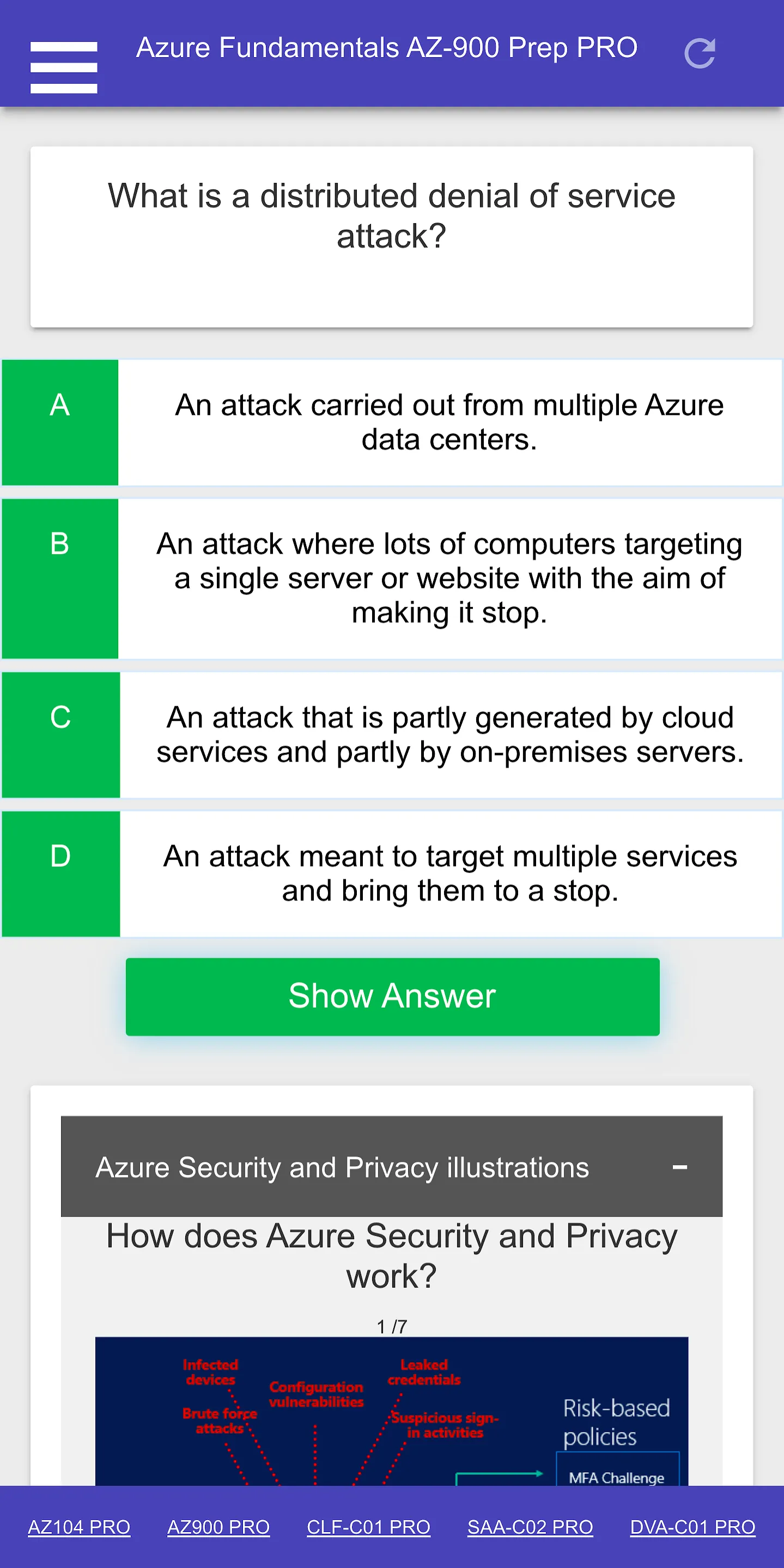 Azure AZ900 Fundamentals Certi | Indus Appstore | Screenshot