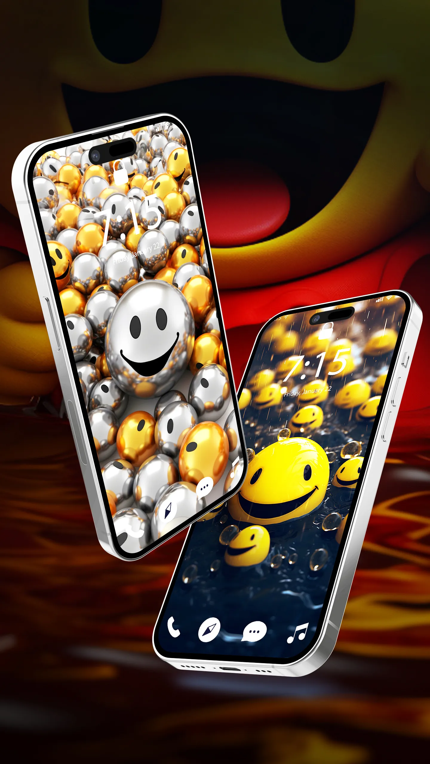 Emoji smiley face wallpapers | Indus Appstore | Screenshot