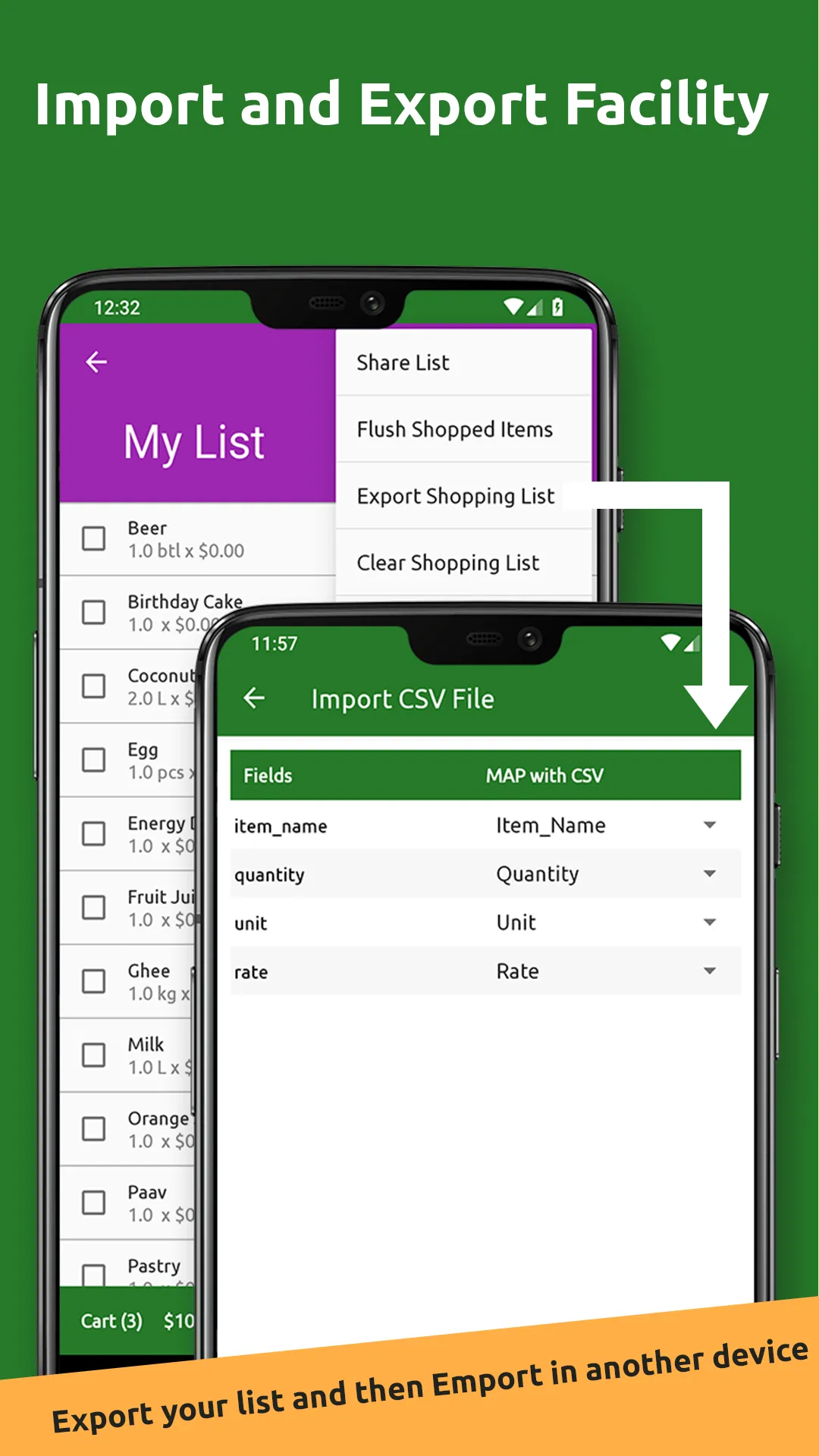 Shopping List Pro | Indus Appstore | Screenshot