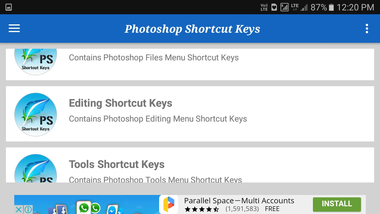 Photoshop Shortcut Deprecated | Indus Appstore | Screenshot