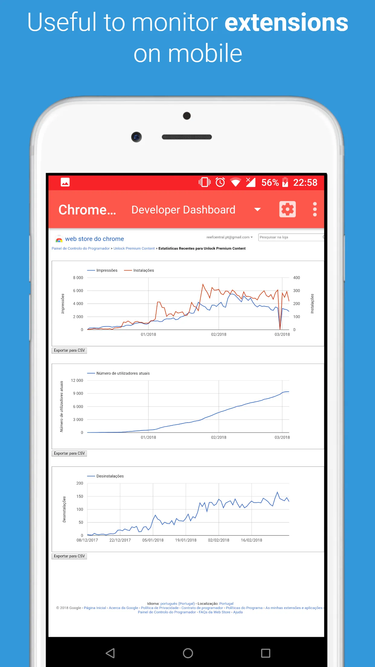 Developer Dashboard for Chrome | Indus Appstore | Screenshot