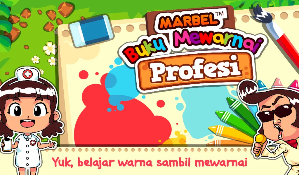 Marbel Mewarnai : Profesi | Indus Appstore | Screenshot