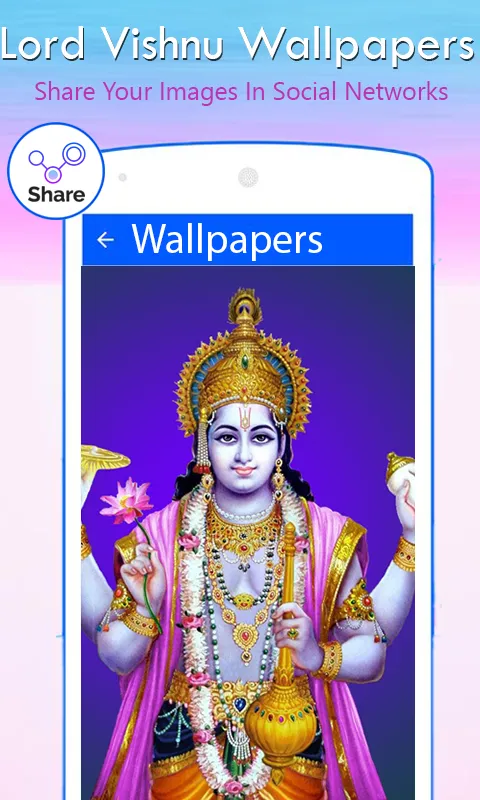 Lord Vishnu Wallpapers HD | Indus Appstore | Screenshot