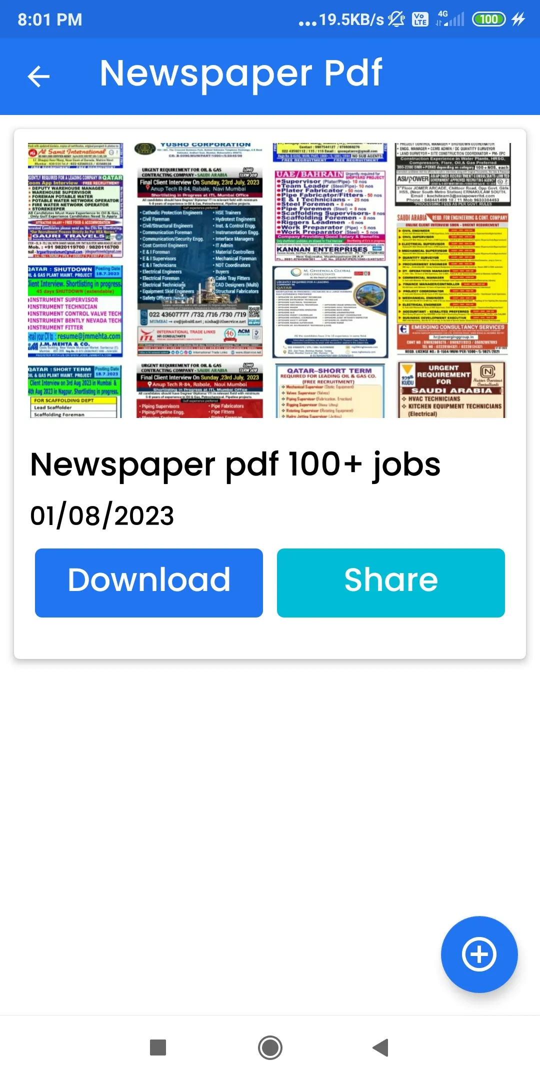 Assignment Abroad Times UB JOB | Indus Appstore | Screenshot