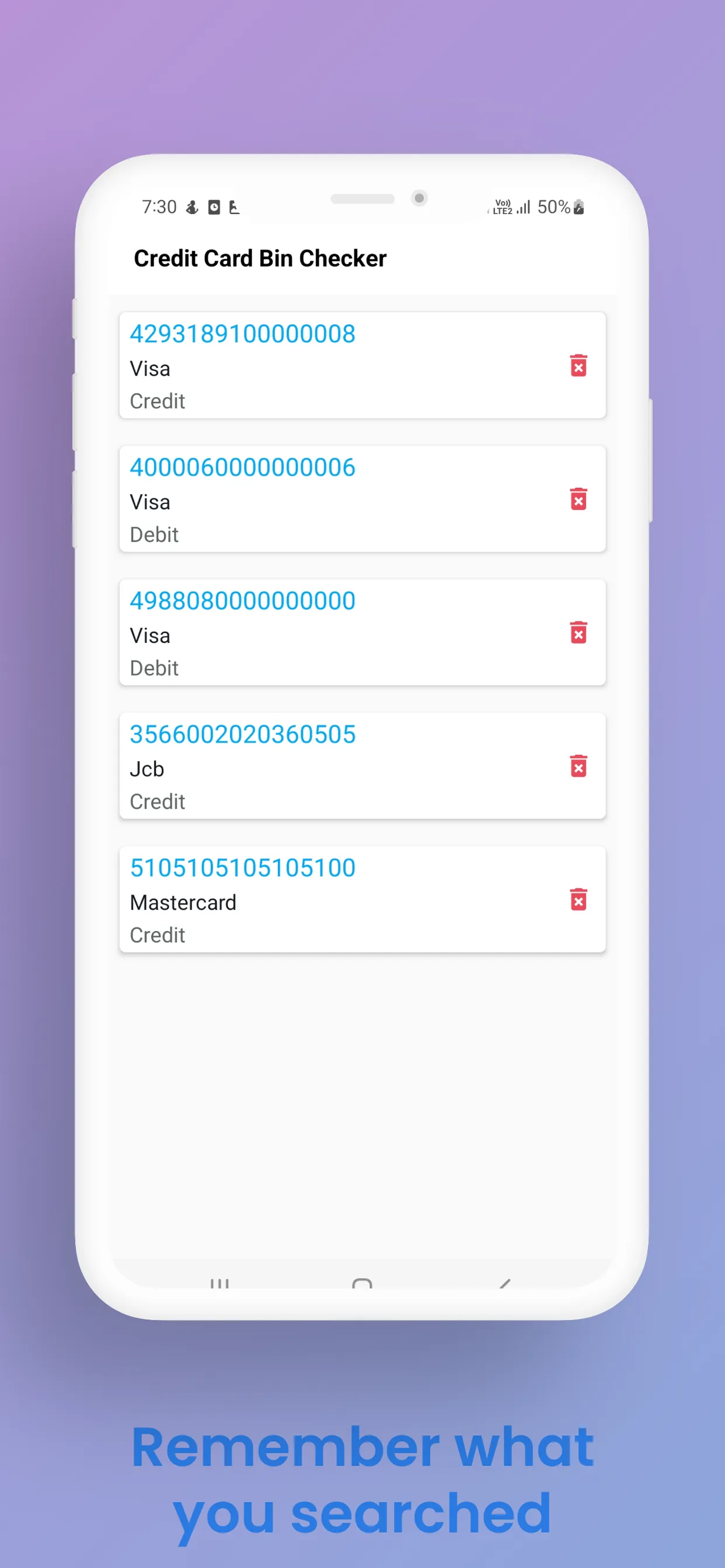 Credit Card Bin Checker | Indus Appstore | Screenshot