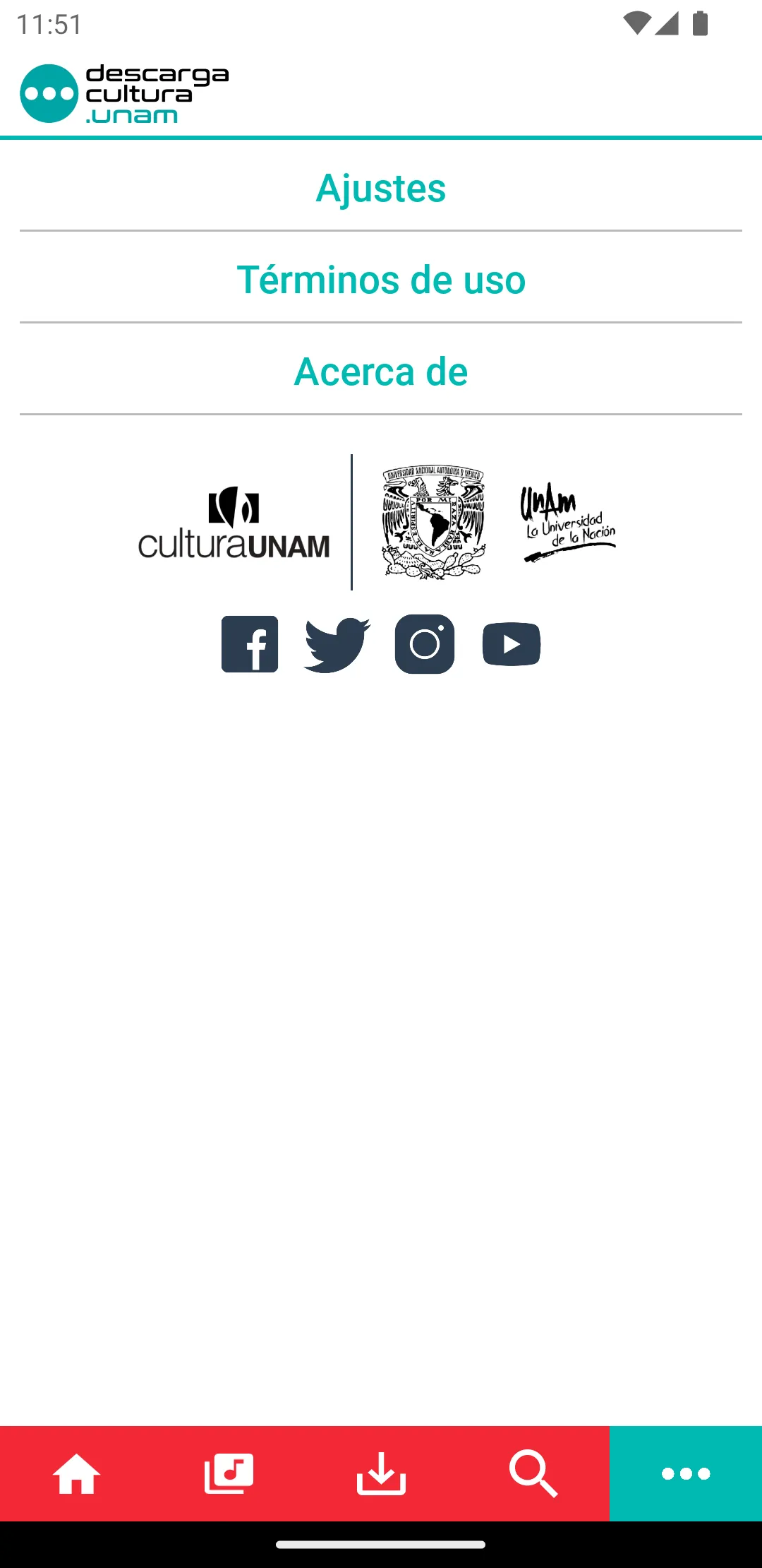 Descarga Cultura.UNAM | Indus Appstore | Screenshot