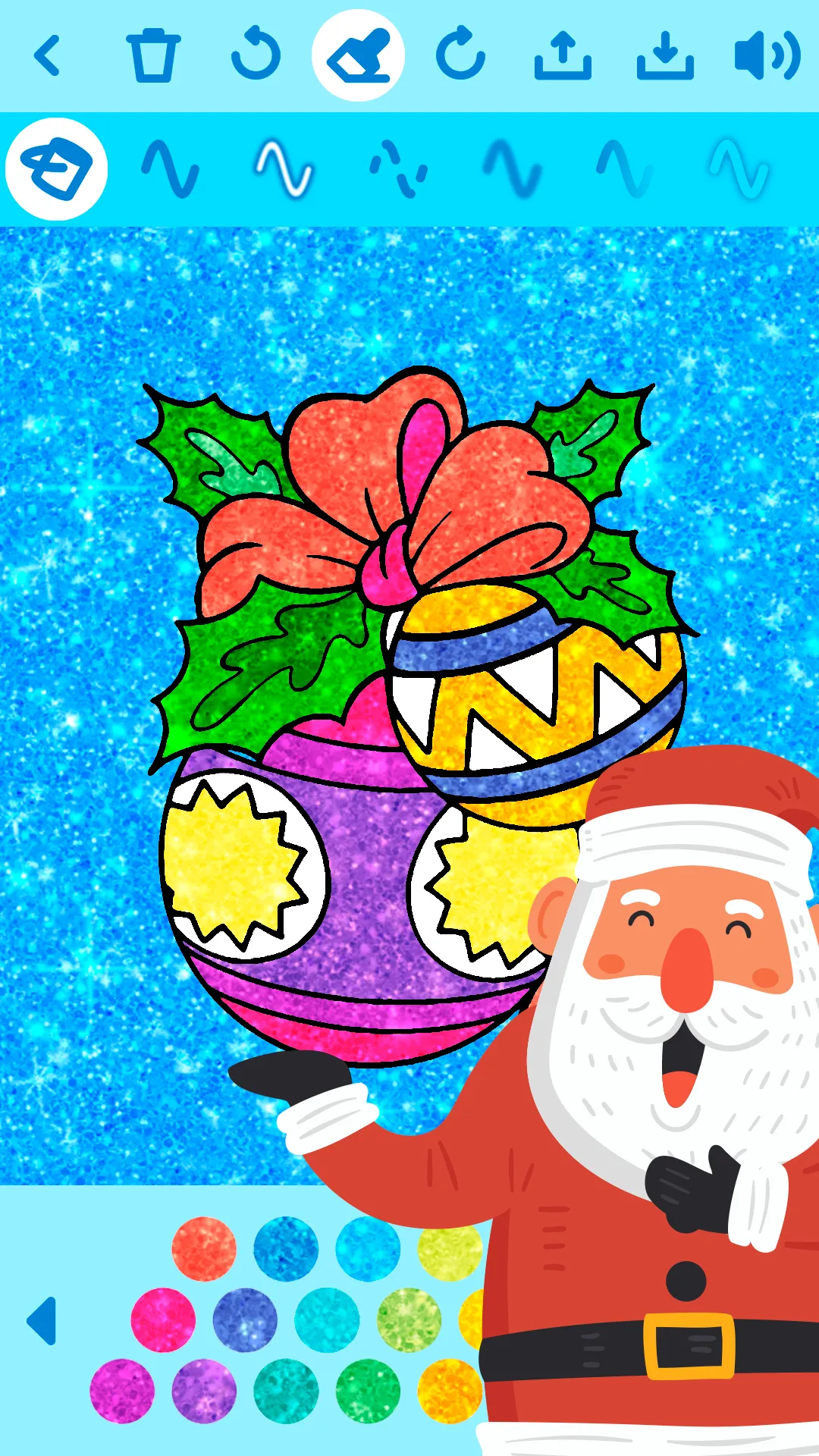 Christmas Color Game offline | Indus Appstore | Screenshot