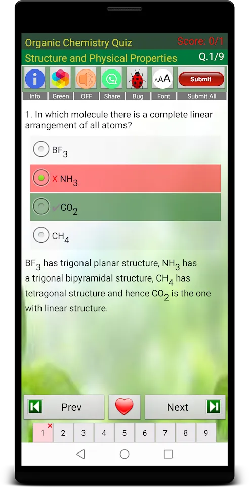 Organic Chemistry Quiz | Indus Appstore | Screenshot