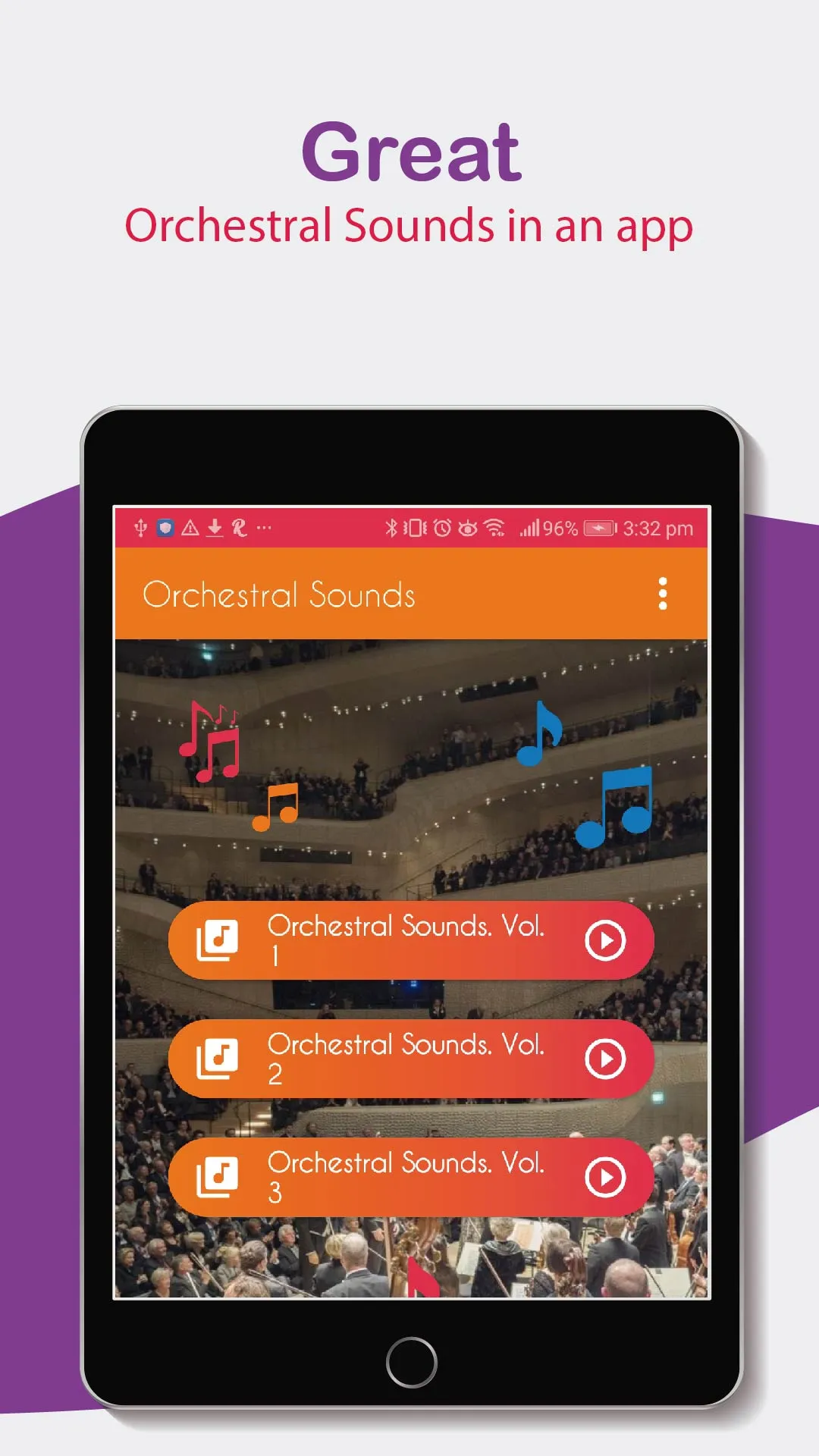 Orchestra sounds. Nice tones. | Indus Appstore | Screenshot