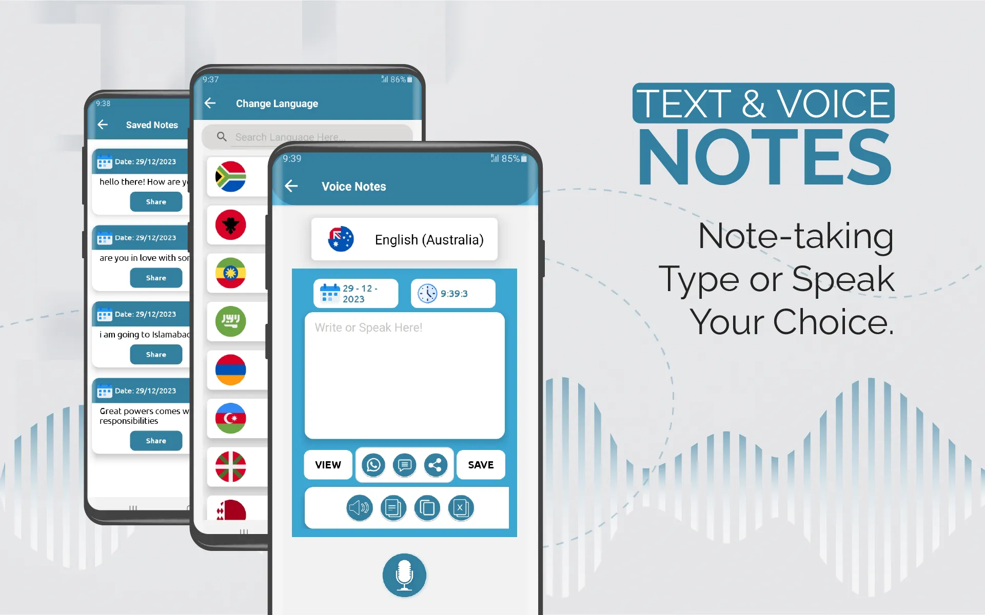 Voice Notepad - Speech to Text | Indus Appstore | Screenshot