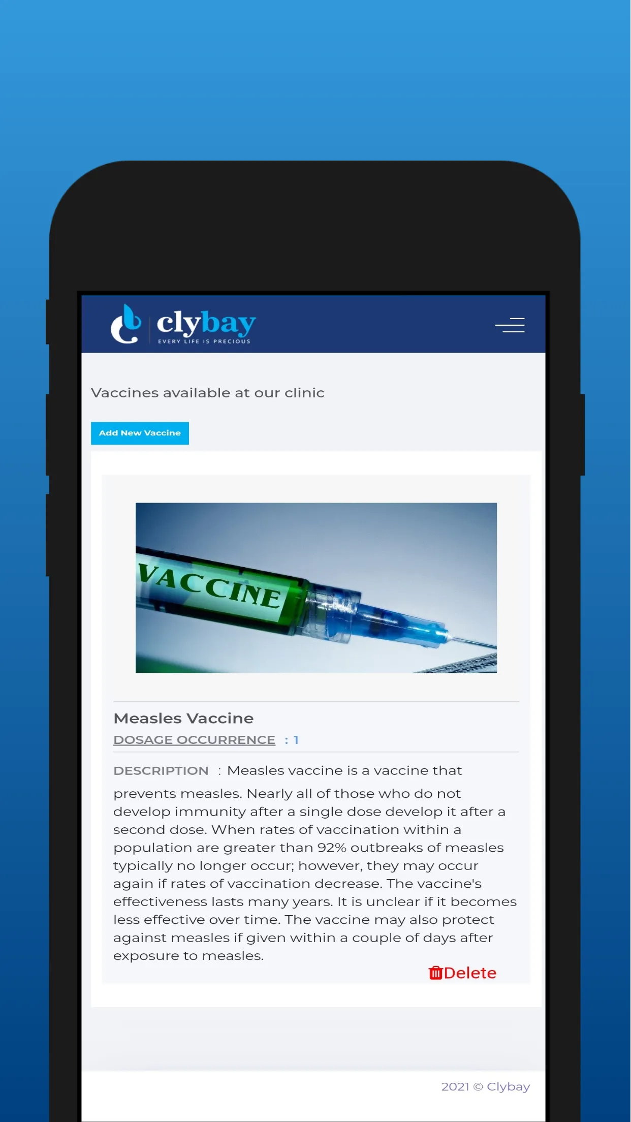 Clybay Clinic | Indus Appstore | Screenshot