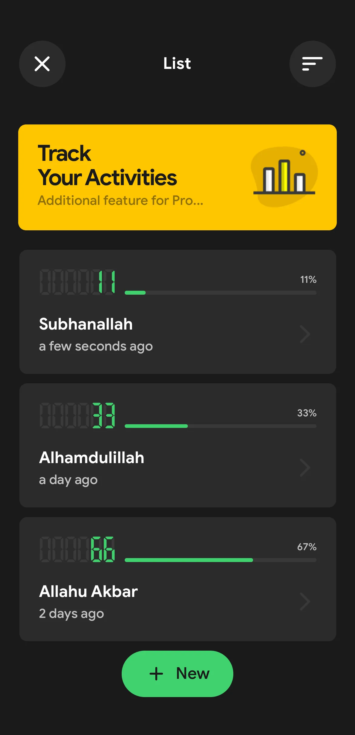 Tasbeeh Counter Pro: Dhikr App | Indus Appstore | Screenshot