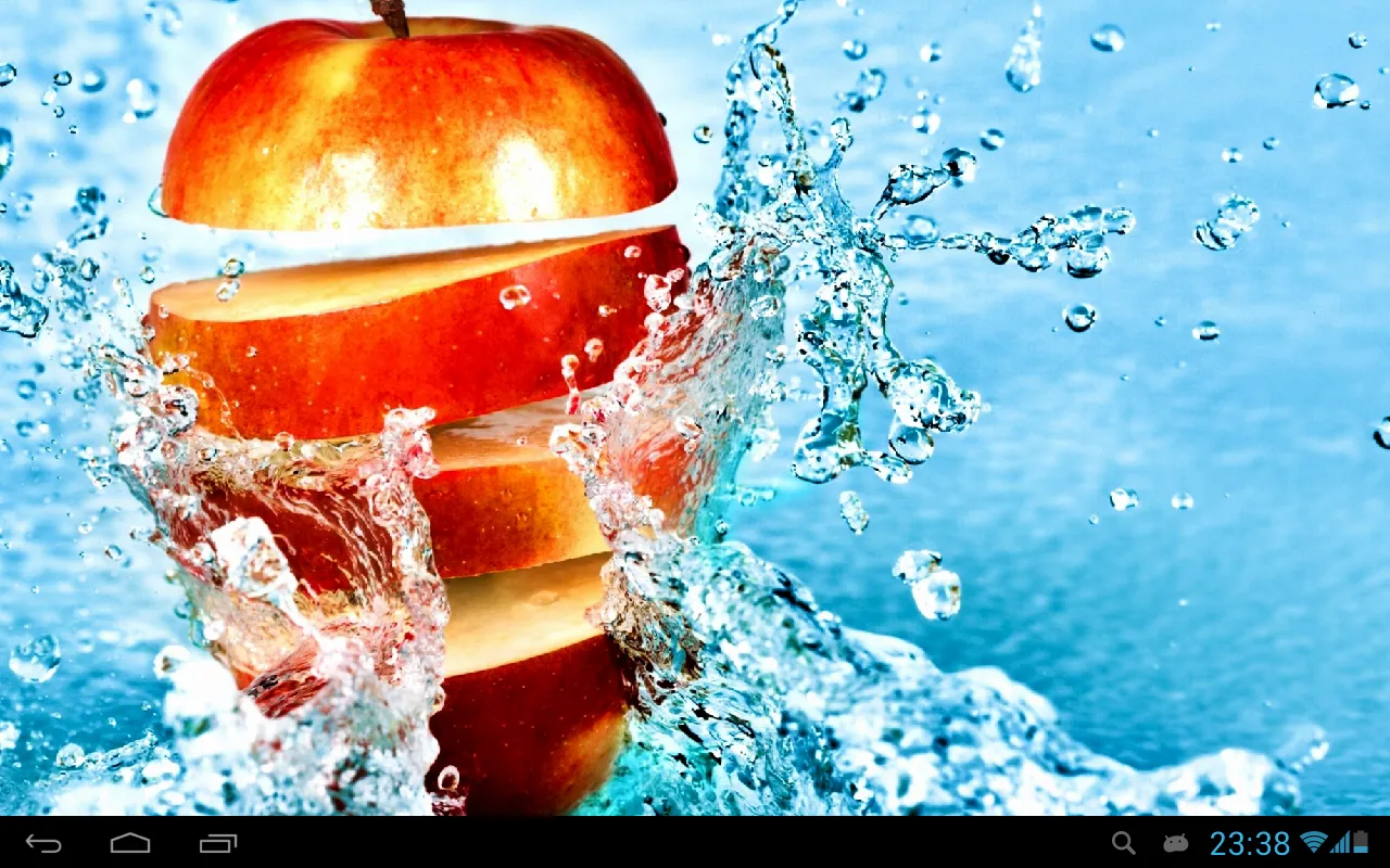 Fruits in water live wallpaper | Indus Appstore | Screenshot