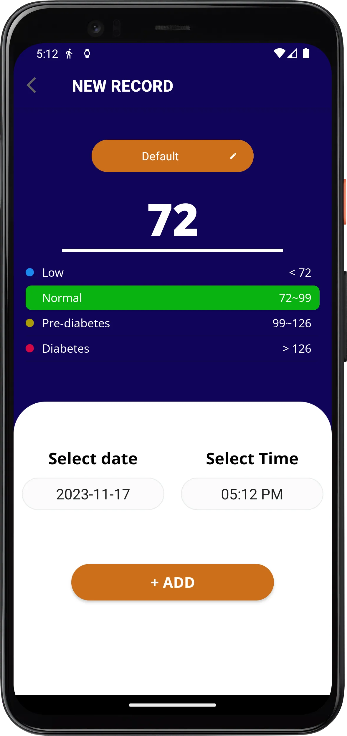 My Blood Sugar Tracker app | Indus Appstore | Screenshot