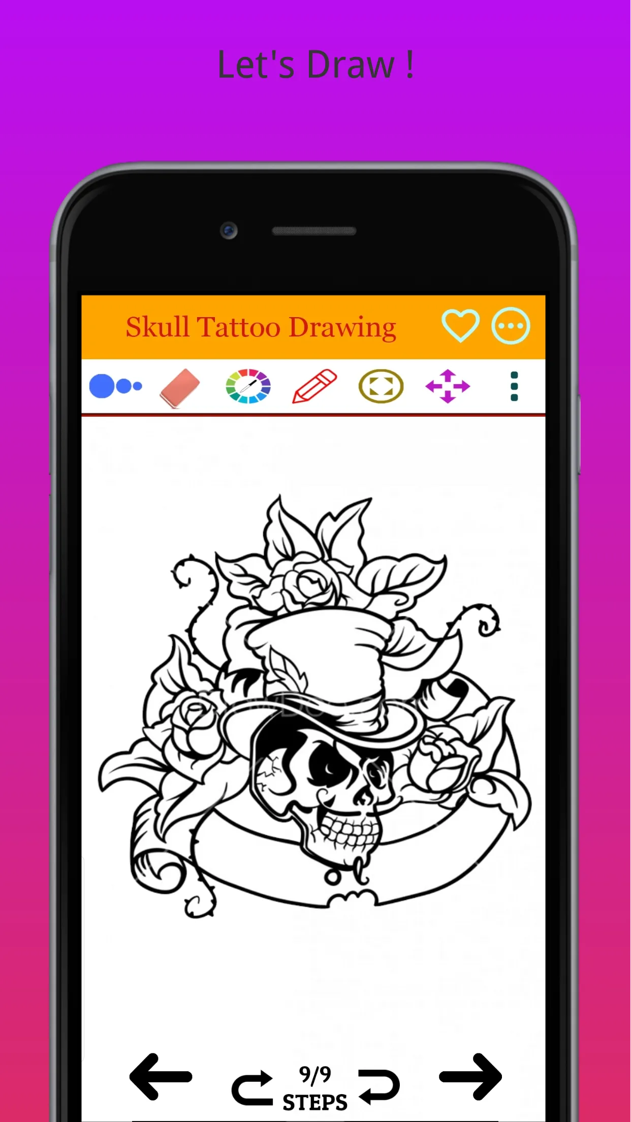 How to Draw Easy Skull Tattoo | Indus Appstore | Screenshot