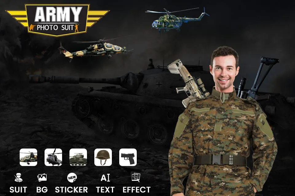 Army Photo Suit Editor | Indus Appstore | Screenshot