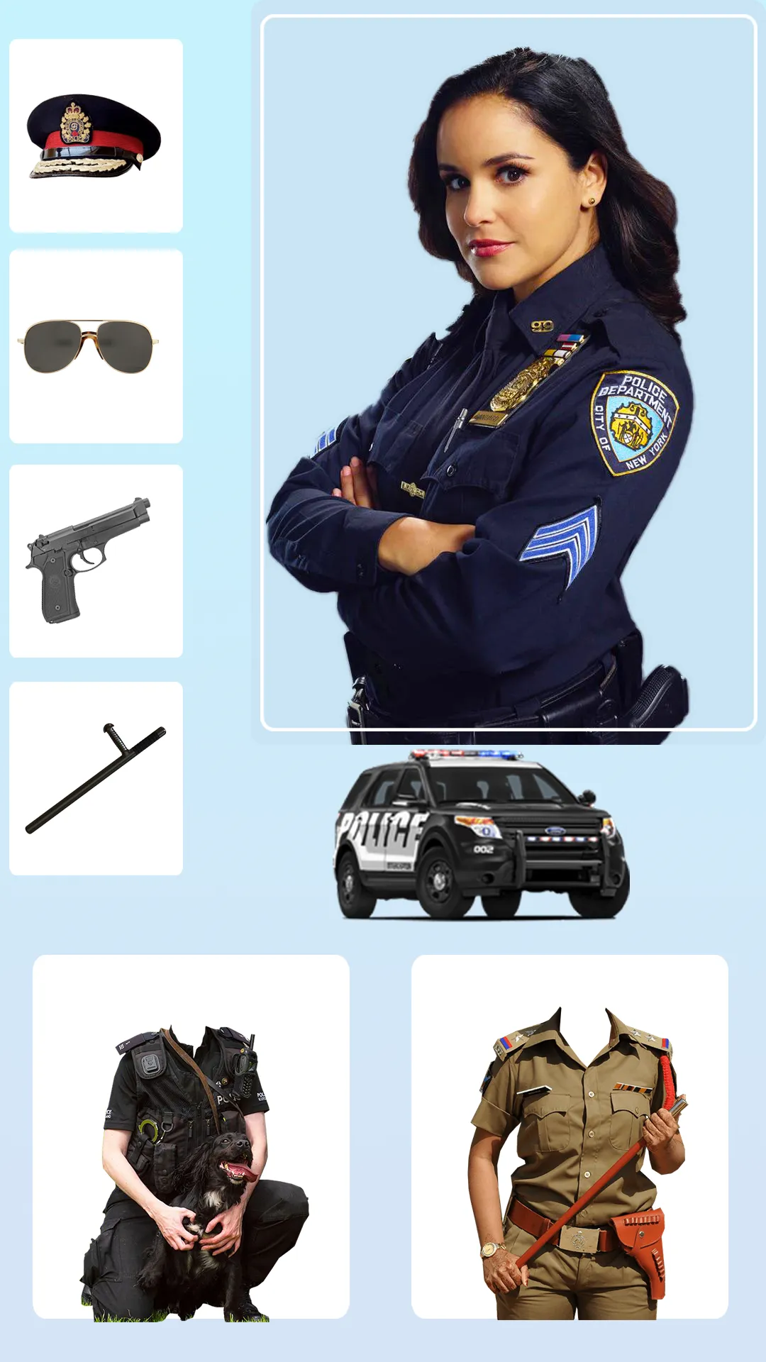 Women Police Suit Photo Editor | Indus Appstore | Screenshot