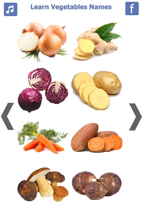 Learn Vegetables Name | Indus Appstore | Screenshot