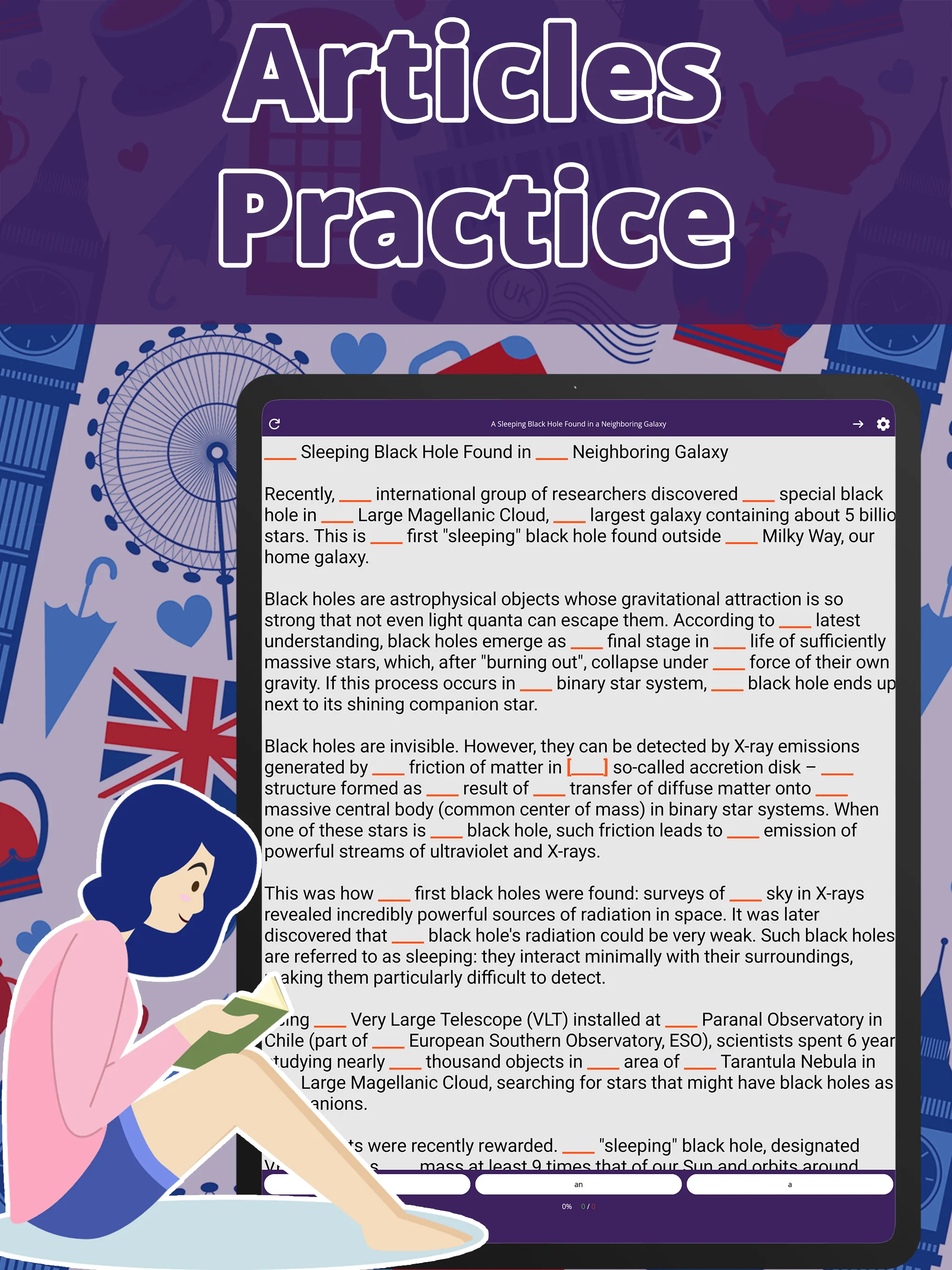 Learn English Course: Articles | Indus Appstore | Screenshot