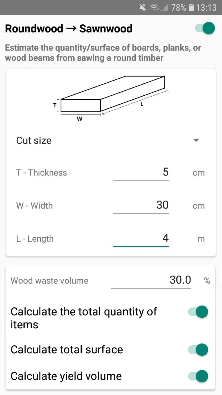 Timberlog - Timber calculator | Indus Appstore | Screenshot