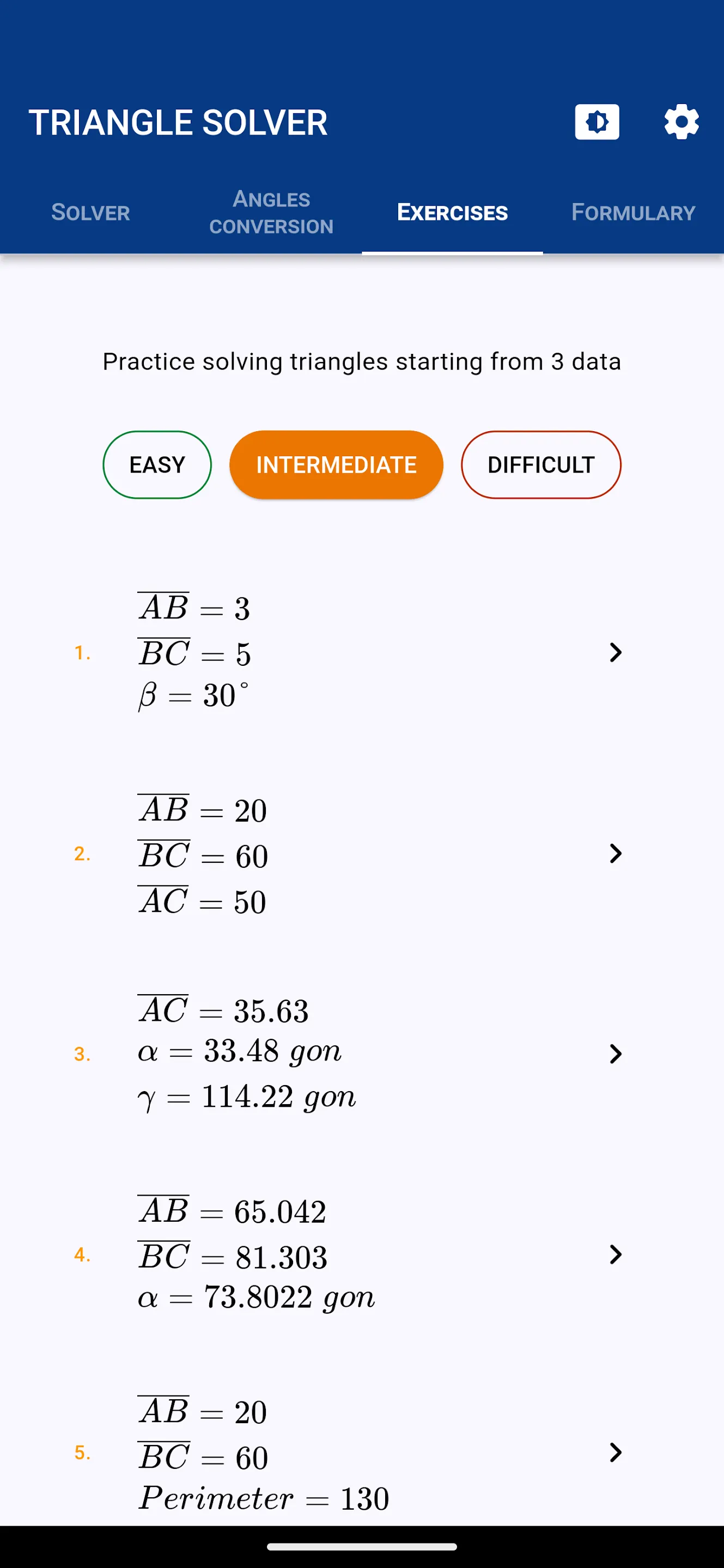 Triangle solver | Indus Appstore | Screenshot