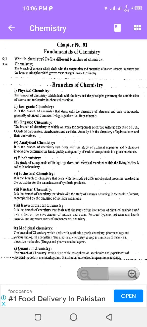 Adamjee Chemistry IX | Indus Appstore | Screenshot