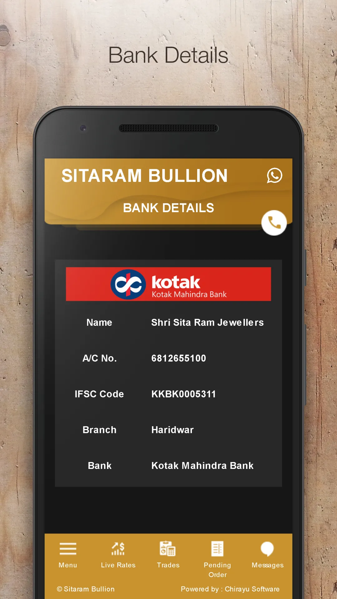 Sitaram Bullion | Indus Appstore | Screenshot