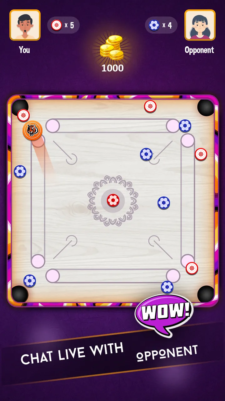 My Carrom -Offline Multiplayer | Indus Appstore | Screenshot