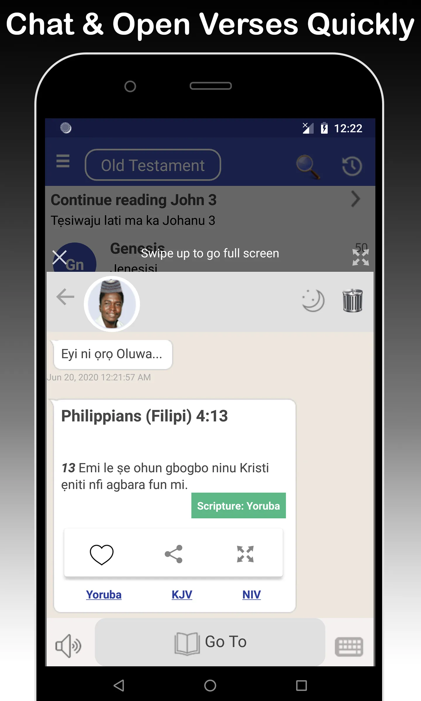 Yoruba Bible & English + Audio | Indus Appstore | Screenshot