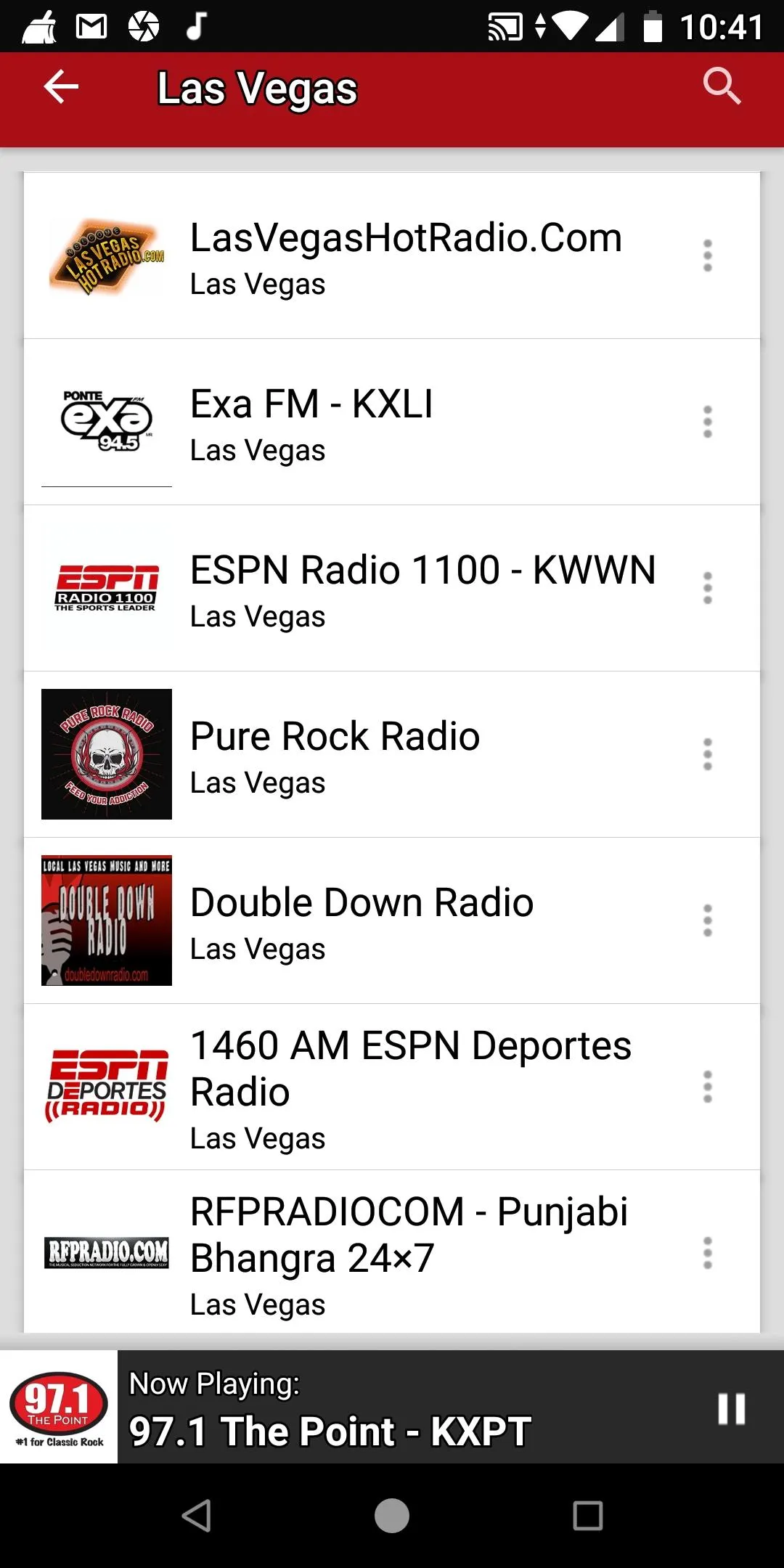 Las Vegas Radio Stations | Indus Appstore | Screenshot