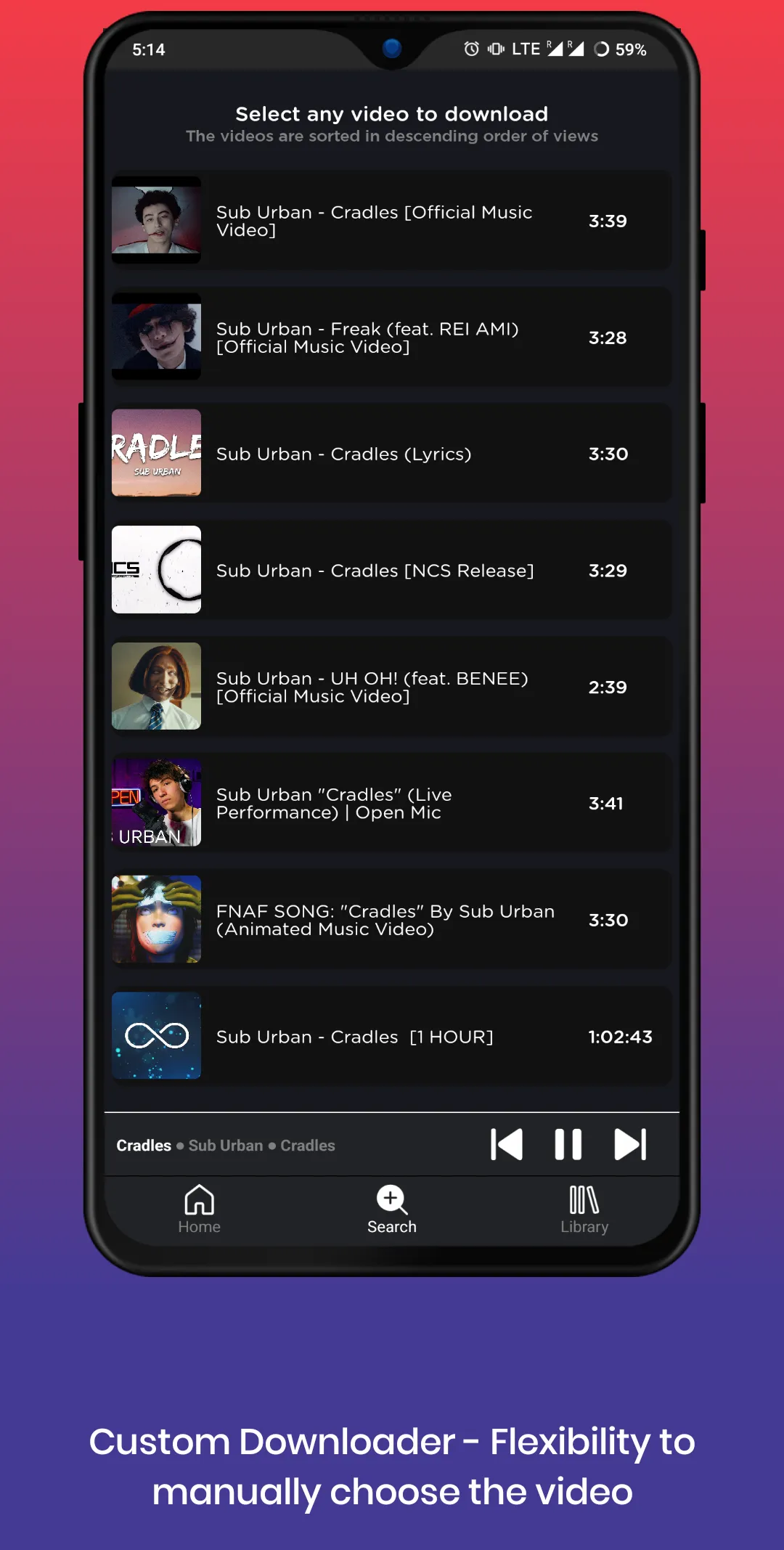 Downify -Enjoy music on the go | Indus Appstore | Screenshot
