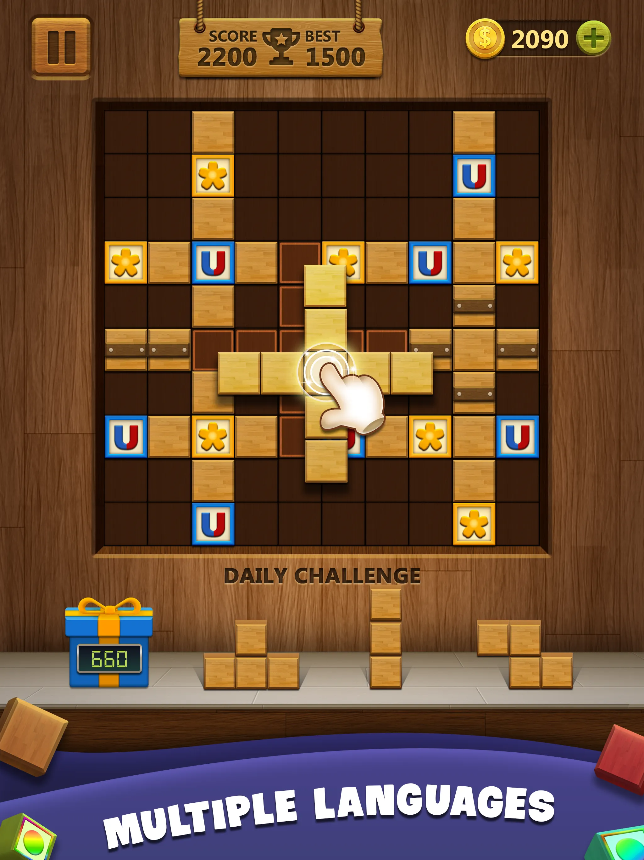 Wood Block Puzzle | Indus Appstore | Screenshot