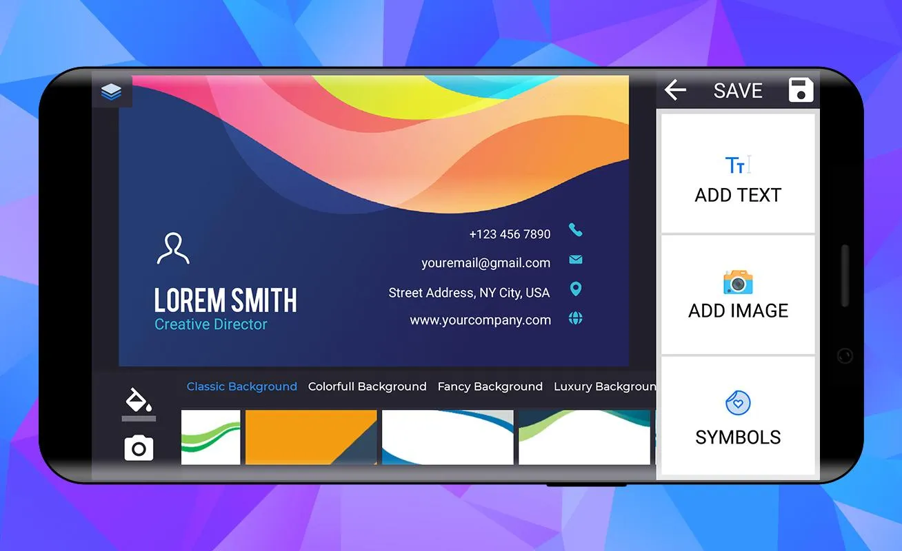 Ultimate Business Card Maker | Indus Appstore | Screenshot