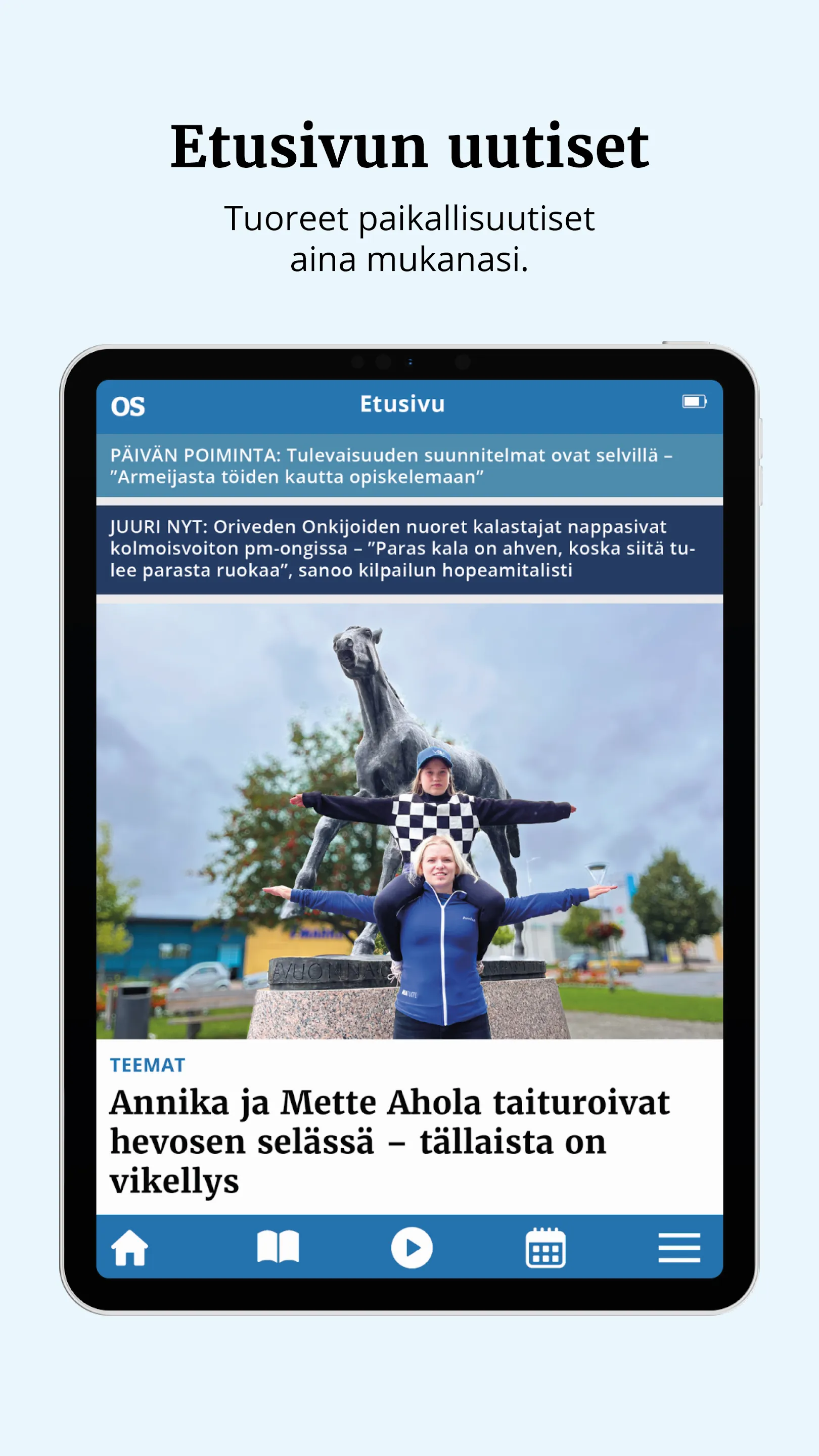 Oriveden Sanomat | Indus Appstore | Screenshot