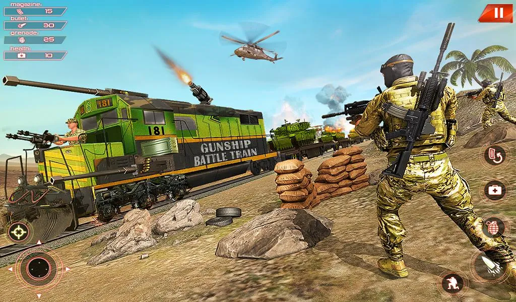 Army Train Driving Simulator | Indus Appstore | Screenshot