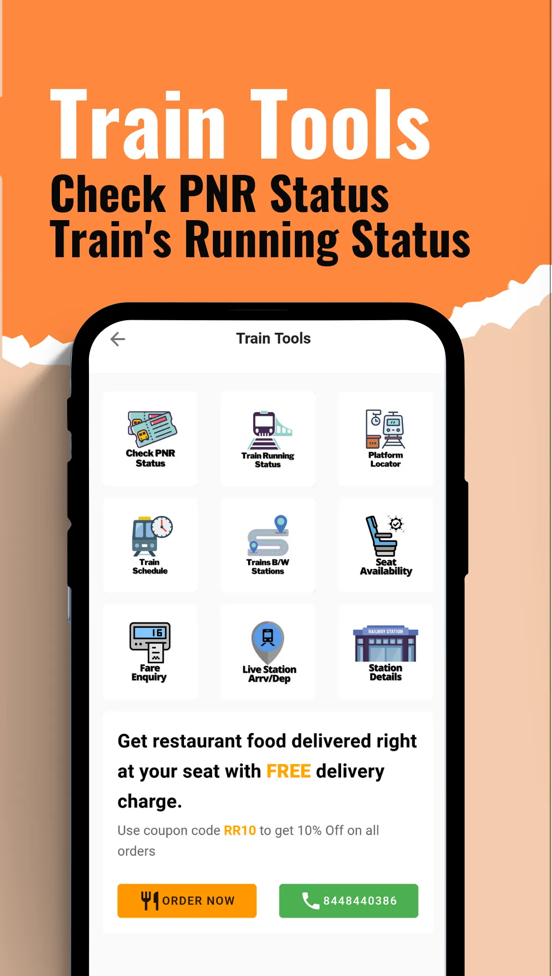 RailRecipe-Order Food on Train | Indus Appstore | Screenshot